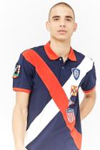 Forever21 Reason Cross-front Applique Polo Shirt