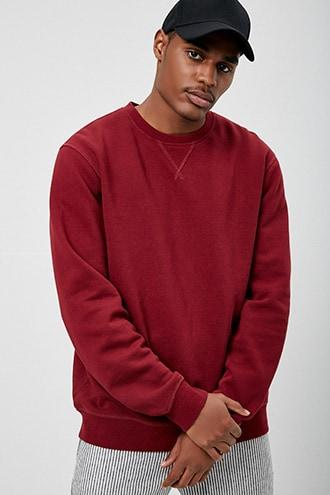 Forever21 Triangle-stitch Fleece Sweatshirt