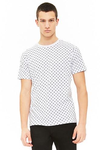 Forever21 Polka Dot Print Tee