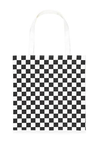 Forever21 Checkered Canvas Tote