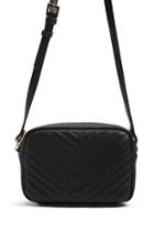 Forever21 Faux Leather Chevron Crossbody Bag