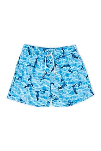Forever21 Jachs Ny Dolphin Swim Trunks