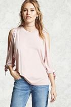 Forever21 Contemporary Vented-sleeve Top