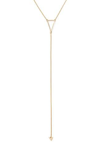 Forever21 Triangle Drop Chain Necklace