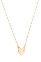 Forever21 Chevron Charm Necklace
