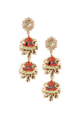 Forever21 Watermelon Drop Earrings