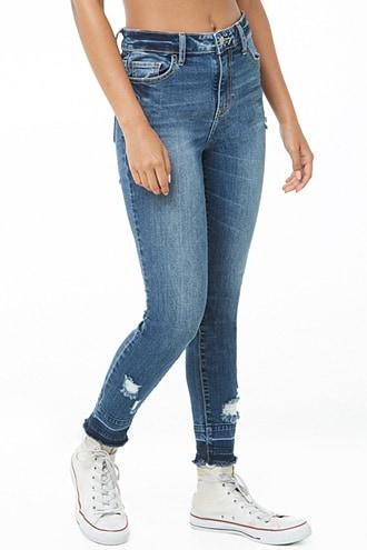 Forever21 Release Hem Skinny Jeans