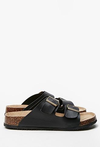 21 Men Classic Buckled Sandals
