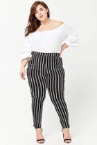 Forever21 Plus Size Striped Ankle Pant