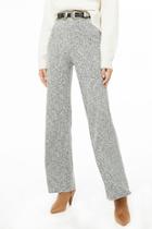 Forever21 Marled Ribbed Wide-leg Pants