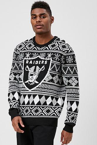 Forever21 Geo Print Raiders Sweater