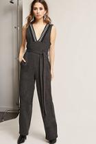 Forever21 French Terry Wide-leg Jumpsuit