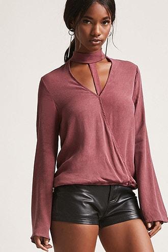 Forever21 Vintage Havana Cutout Top