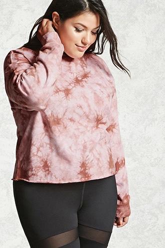 Forever21 Plus Size Tie-dye Sweatshirt