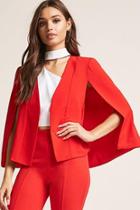 Forever21 Open-front Cape Jacket
