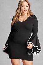 Forever21 Plus Size Trumpet Sleeve Dress