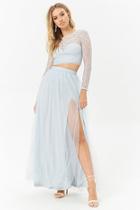 Forever21 Lace Crop Top & Tulle Skirt Set