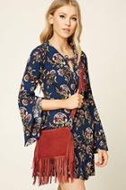 Forever21 Genuine Leather Crossbody