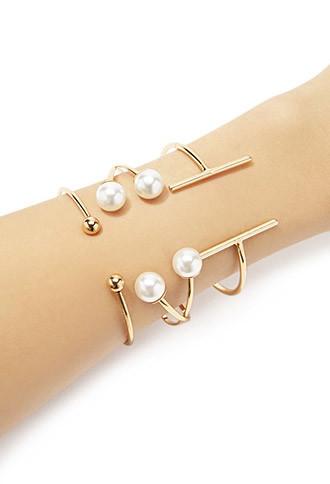 Forever21 Crisscross Cuff Set