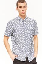 Forever21 Artistry In Motion Pineapple Print Shirt