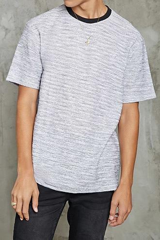 Forever21 Marled French Terry Knit Tee