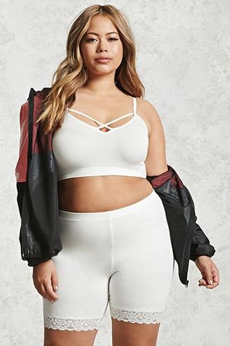 Forever21 Plus Size Stretch-knit Shorts