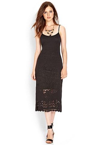 Forever21 Lace Knit Midi Dress