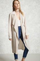 Forever21 Contemporary Drape-front Jacket