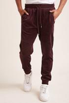 Forever21 Velvet Quilted-knee Joggers