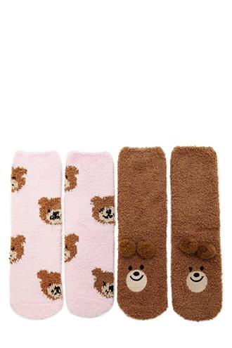 Forever21 Cozy Crew Sock Set - 2 Pack
