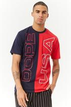 Forever21 Dope Logo Colorblock Tee