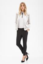 Forever21 Contemporary Topstitched Skinny Trousers
