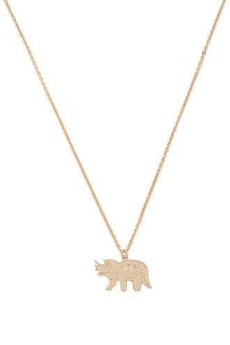 Forever21 Triceratops Pendant Necklace