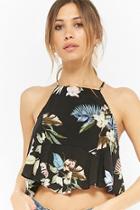 Forever21 Floral Print Strappy Cami