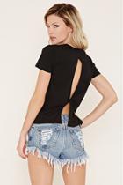 Forever21 Twisted Open-back Tee