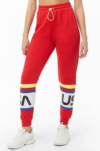 Forever21 Nasa Colorblock Joggers