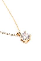 Forever21 Rhinestone Solitaire Necklace