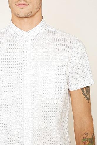 Forever21 Collared Button-front Shirt