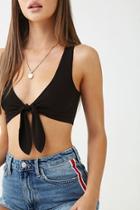 Forever21 Sleeveless Ribbed Crop Top