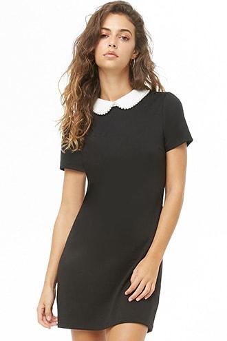 Forever21 Embellished Peter Pan Collar Dress