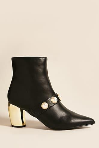 Forever21 Shoe Republic Faux Leather Ankle Boots