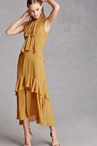 Forever21 Tie-front Ruffle Dress