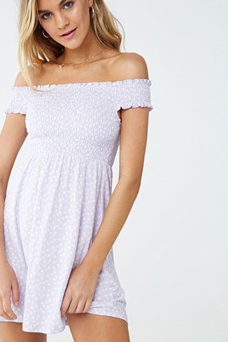 Forever21 Daisy Off-the-shoulder Mini Dress