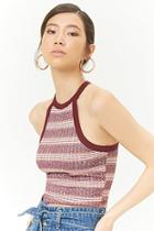 Forever21 Marled Stripe Tank Top