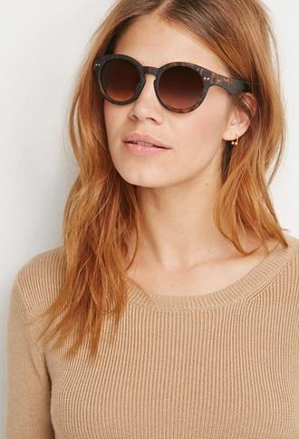 Forever21 Round Sunglasses (brown)