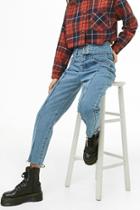 Forever21 Belted Pintuck Jeans