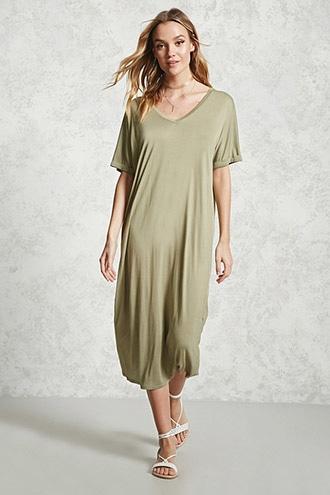 Forever21 Contemporary Maxi T-shirt Dress