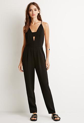 Forever21 Cutout Y-back Jumpsuit