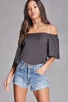Forever21 Boxy One-shoulder Top