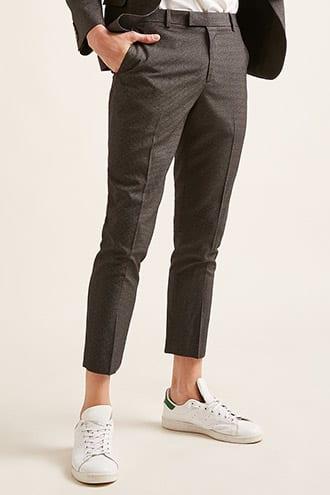 Forever21 Plaid Slim-fit Pants